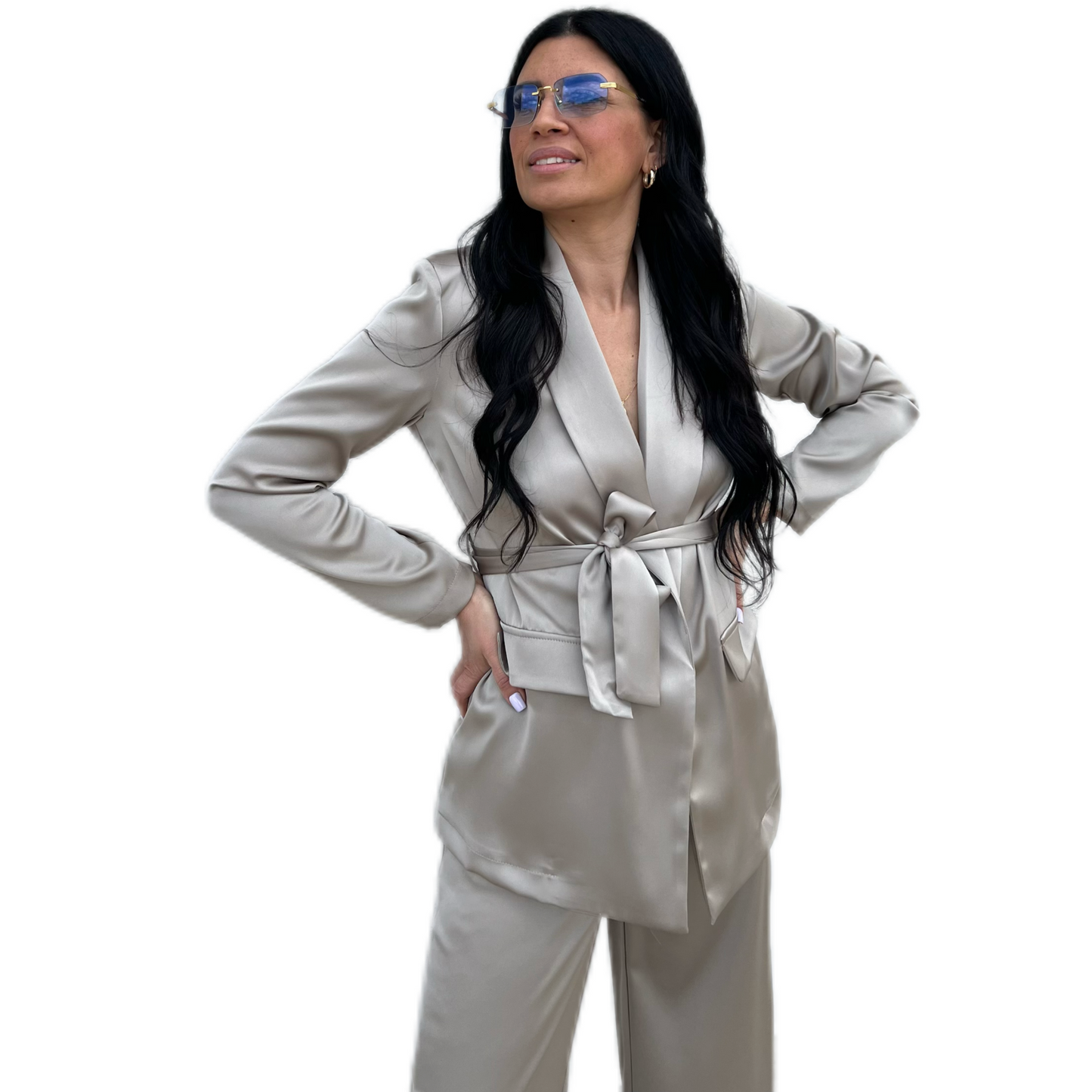 Tailleur kimono viscosa - Eiki
