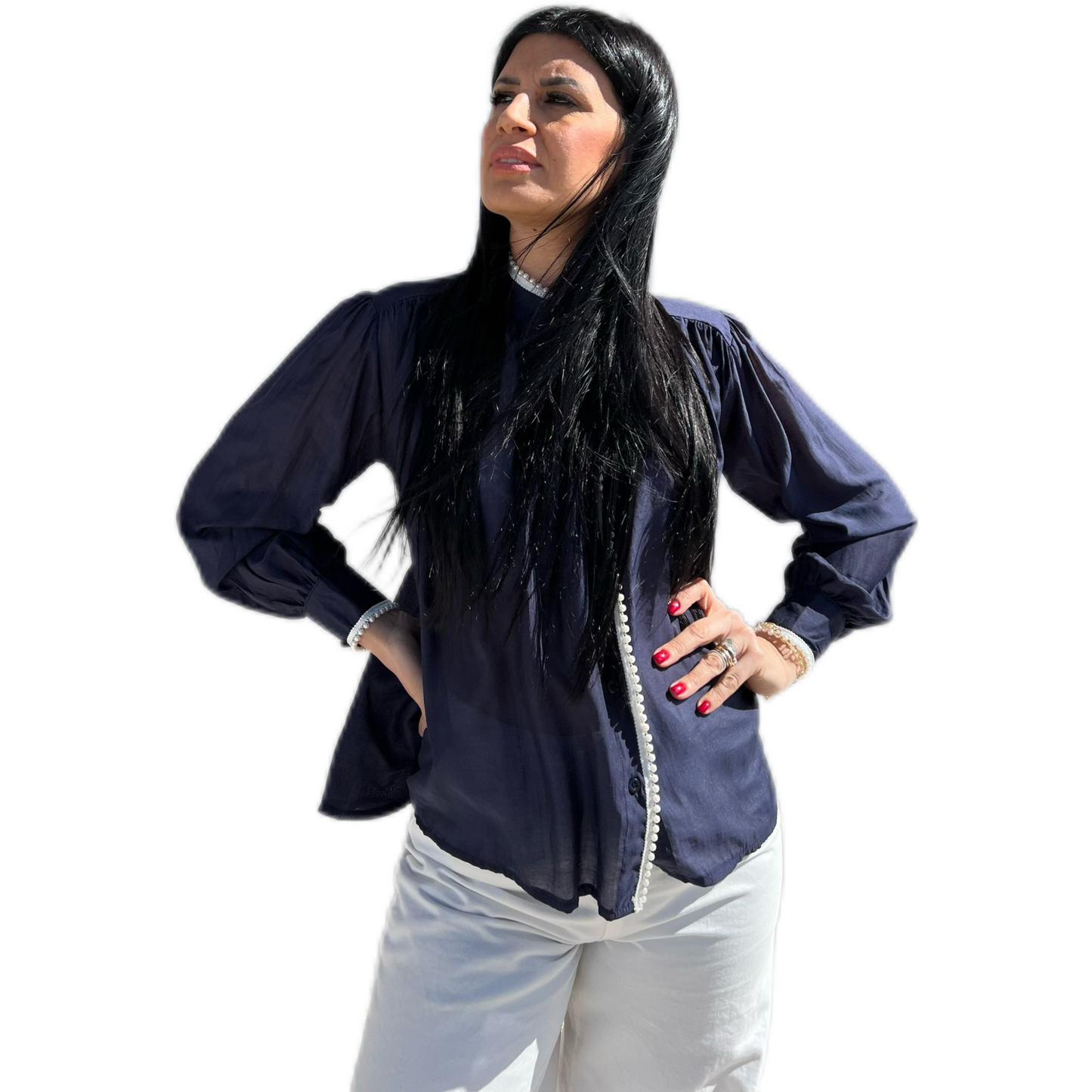 Camicia perle - Eiki