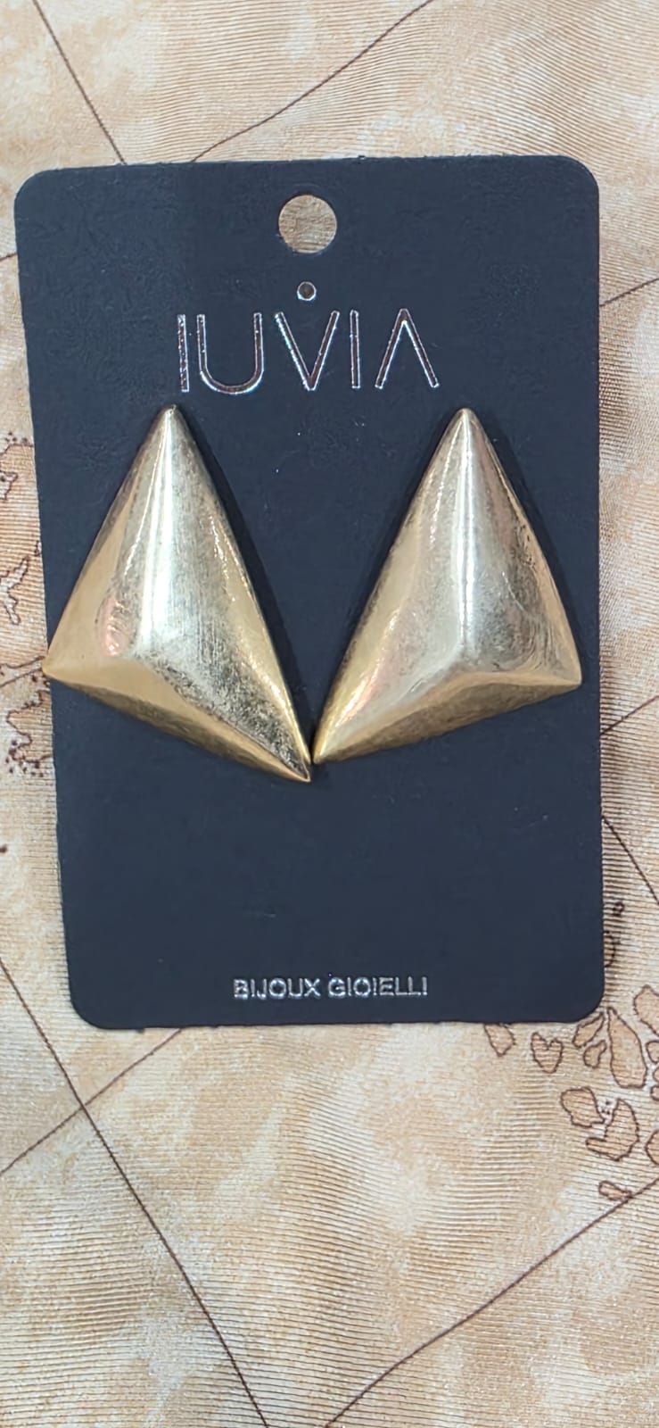 Orecchini bombati Triangolo