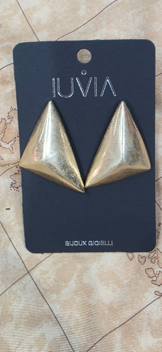 Orecchini bombati Triangolo