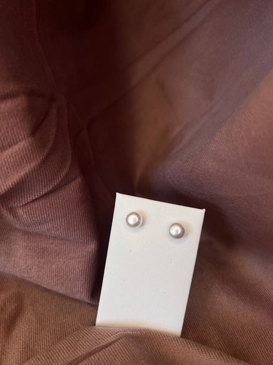 Orecchini perle schiacciate