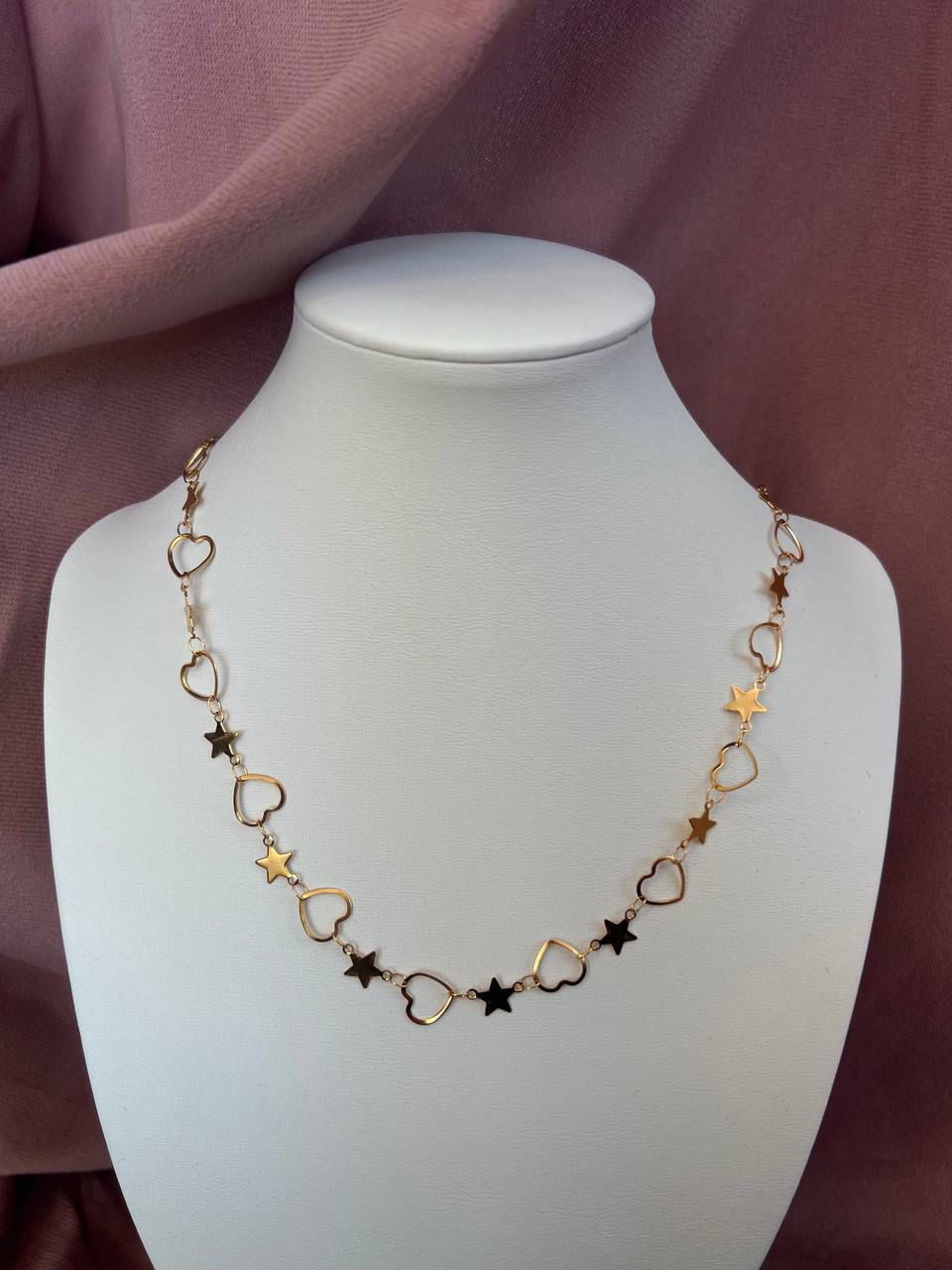 Collana stelle e cuori