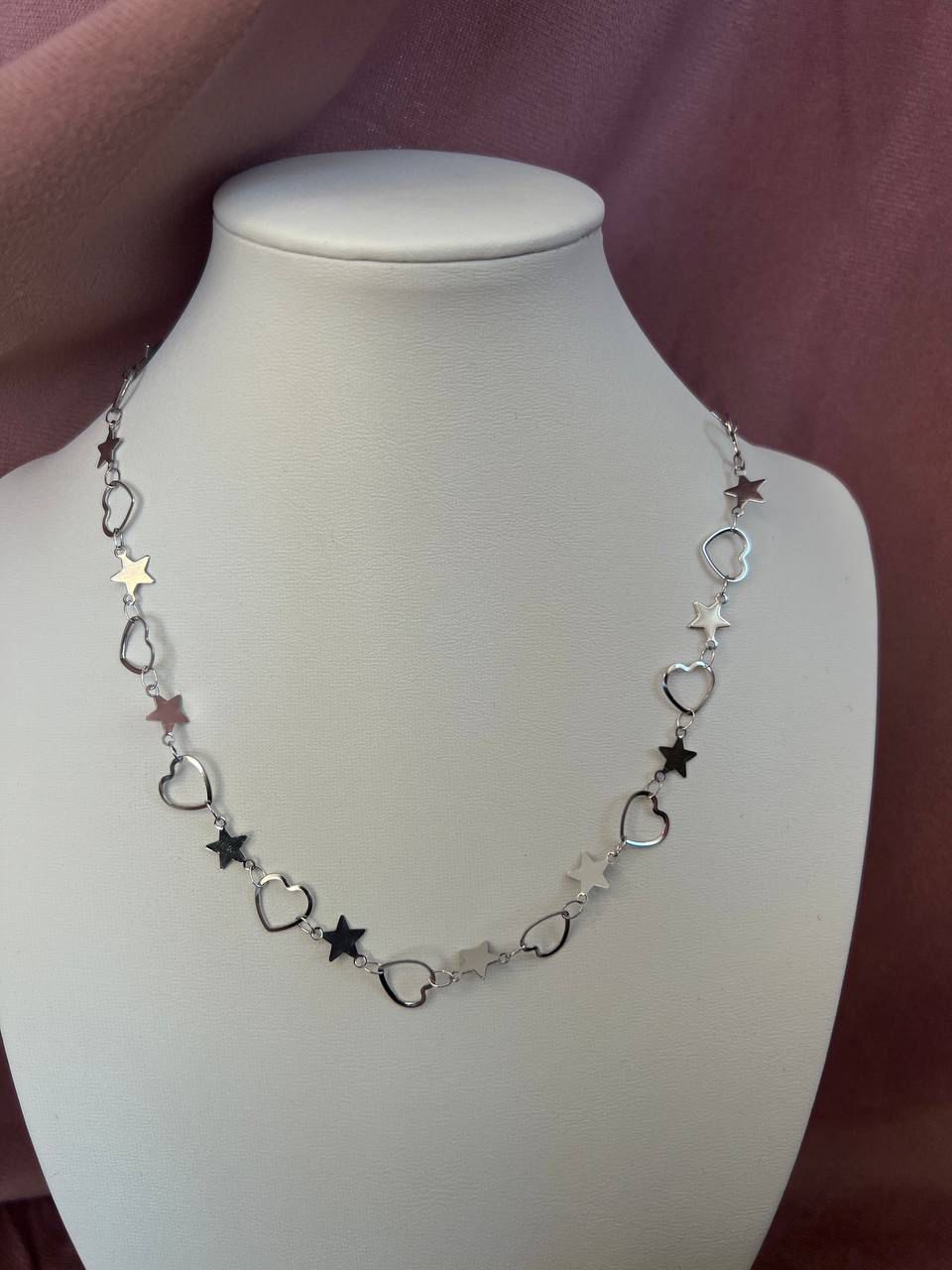 Collana stelle e cuori