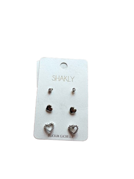 Set 3 paia orecchini