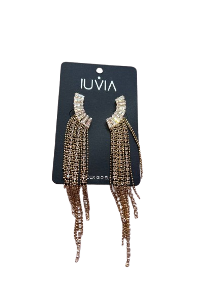 Orecchini arco strass