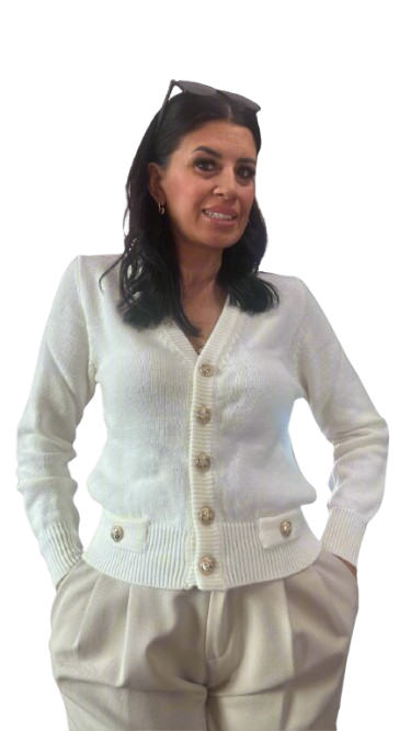 Cardigan bottoni oro - Eiki