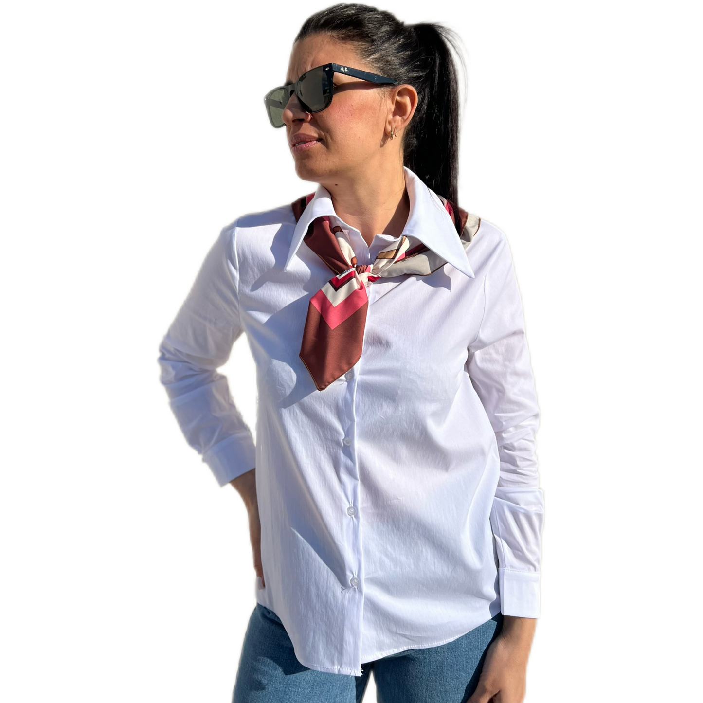 Camicia con foulard - Eiki