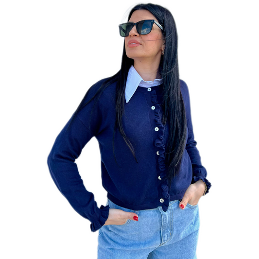 Cardigan rouches - Eiki