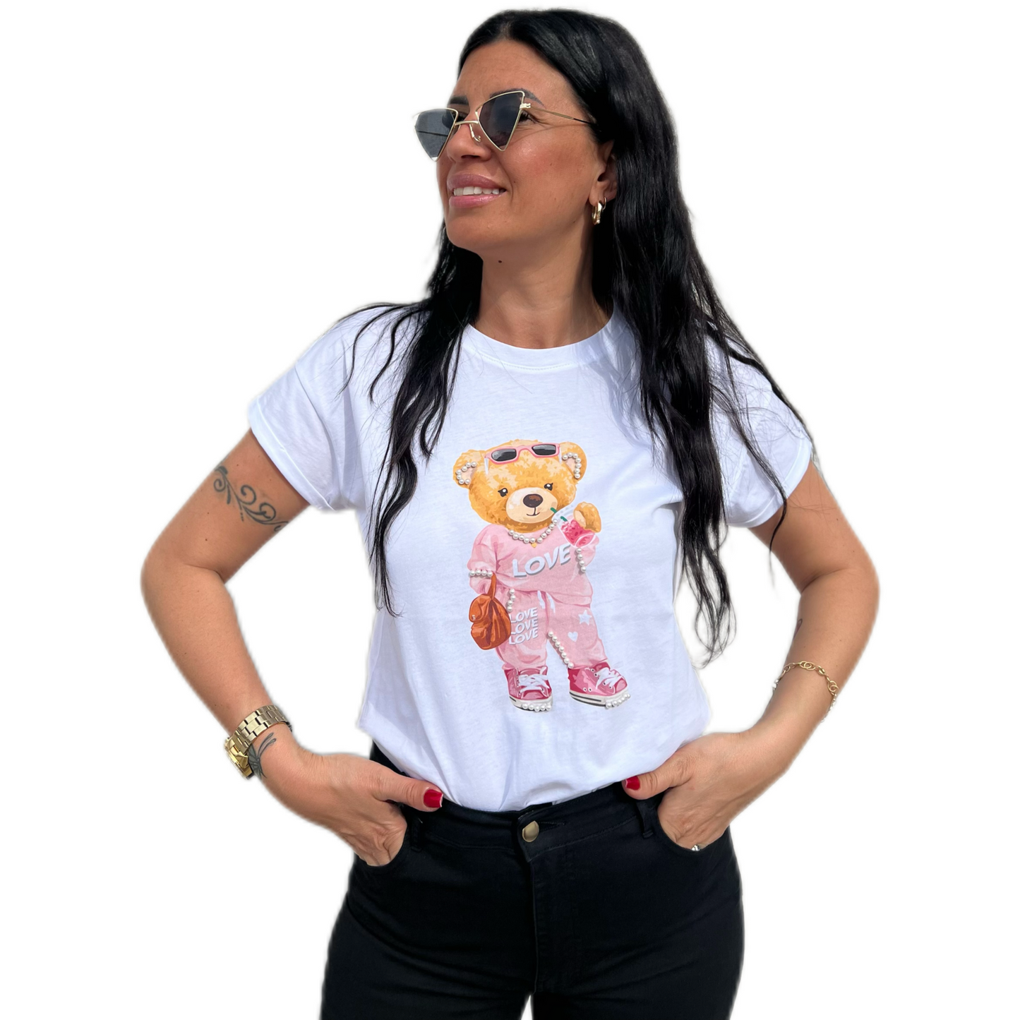 T-shirt teddy girl - Eiki
