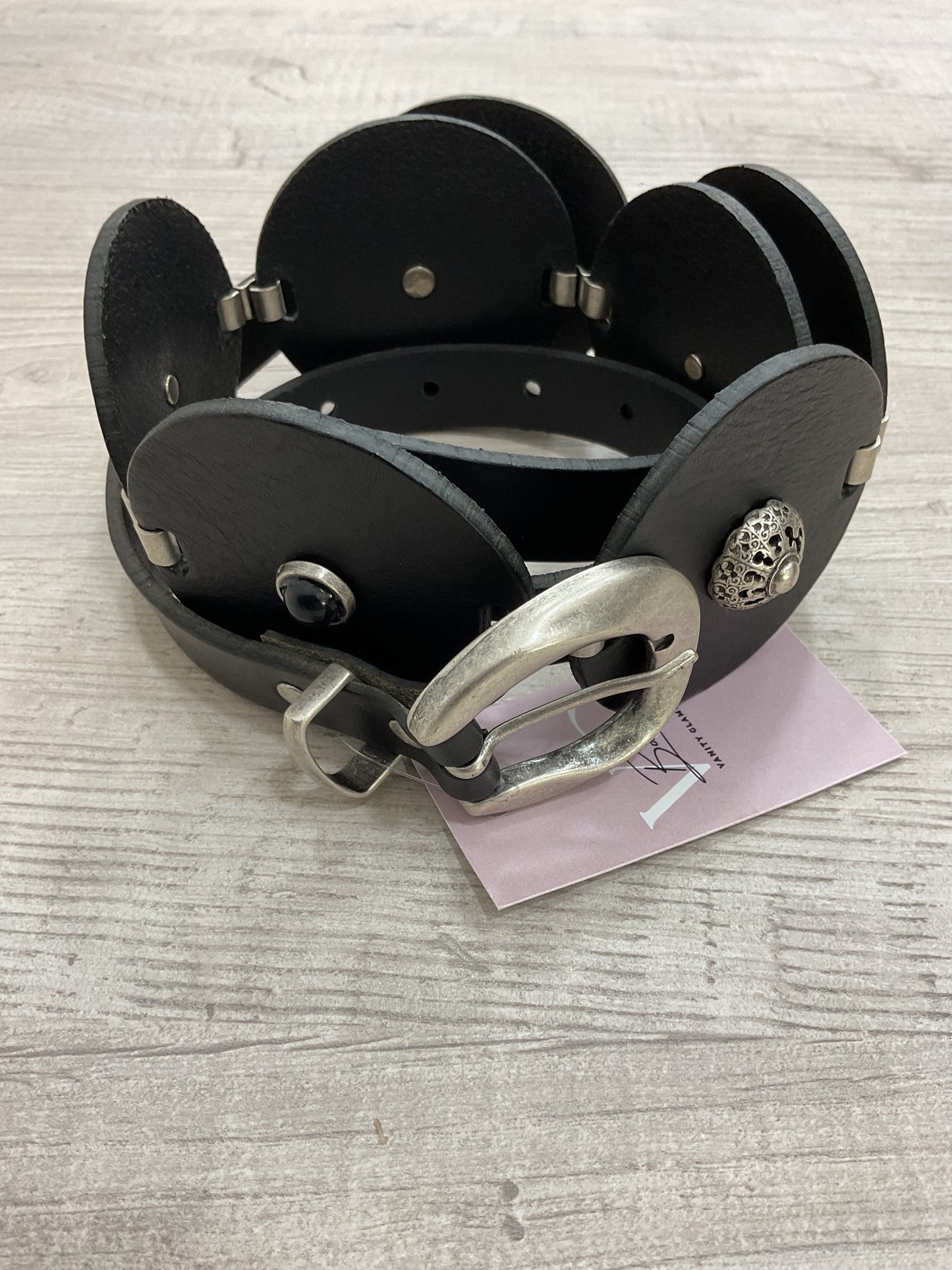 Cintura cocco in pelle