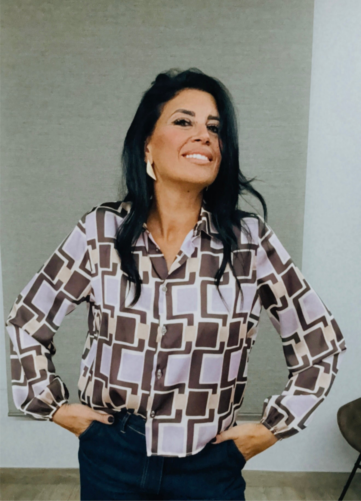 Eiki Camicia Astratta
