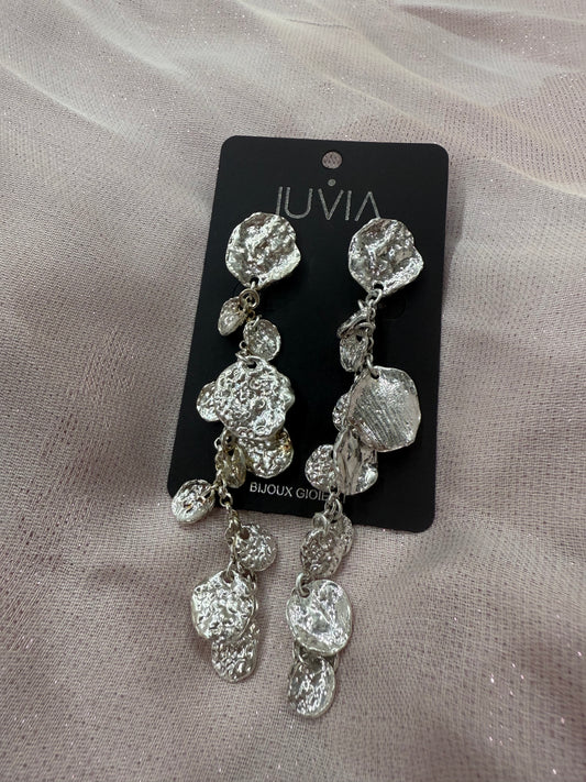 Orecchini Pendente Medagline Martellato