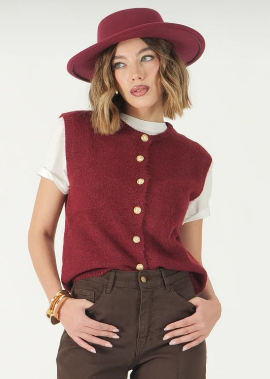 Gilet bottone oro Eiki