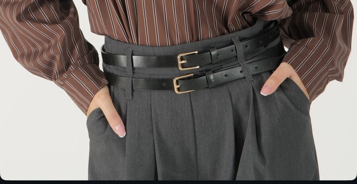 Pantalone con cintura Eiki