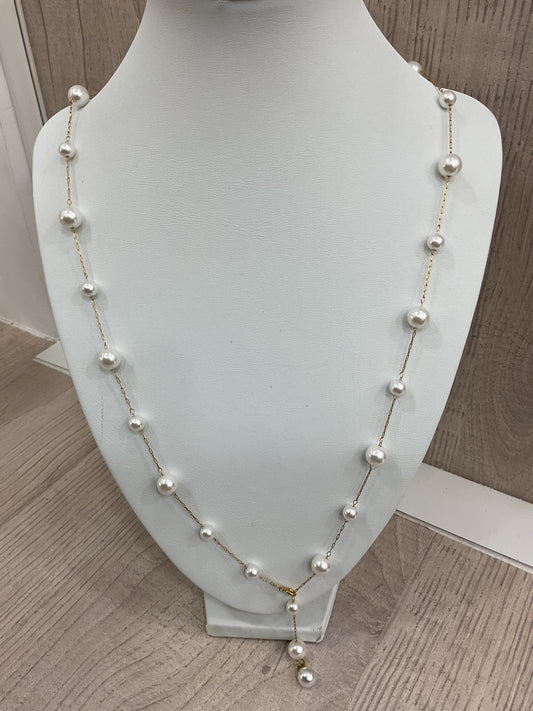 Collana perle regolabile