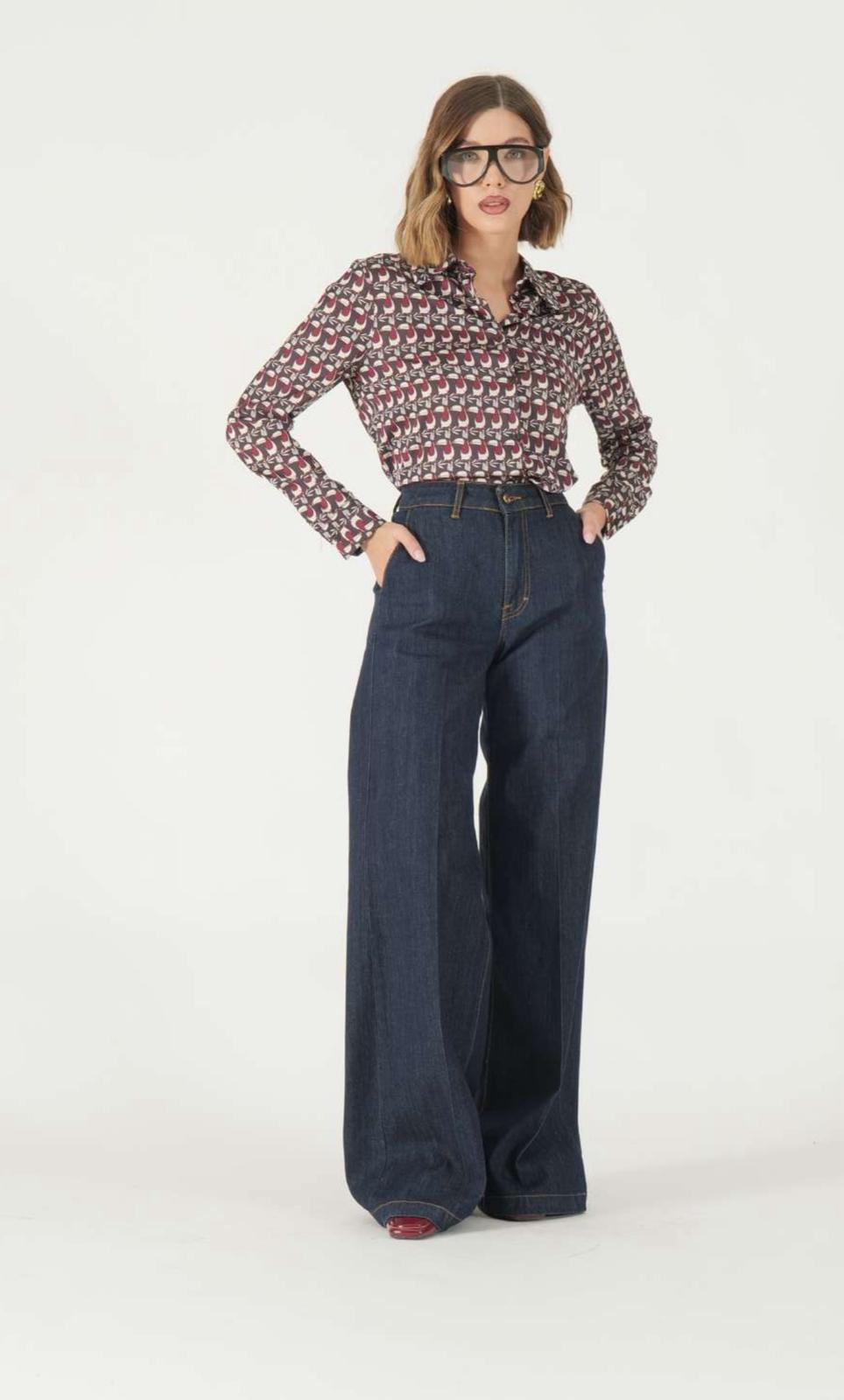 Jeans palazzo Eiki