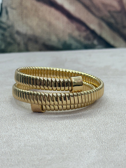 Bracciale spirale serpente