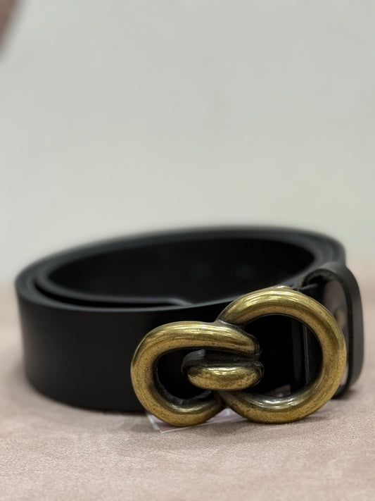 Cintura in cuoio nodo