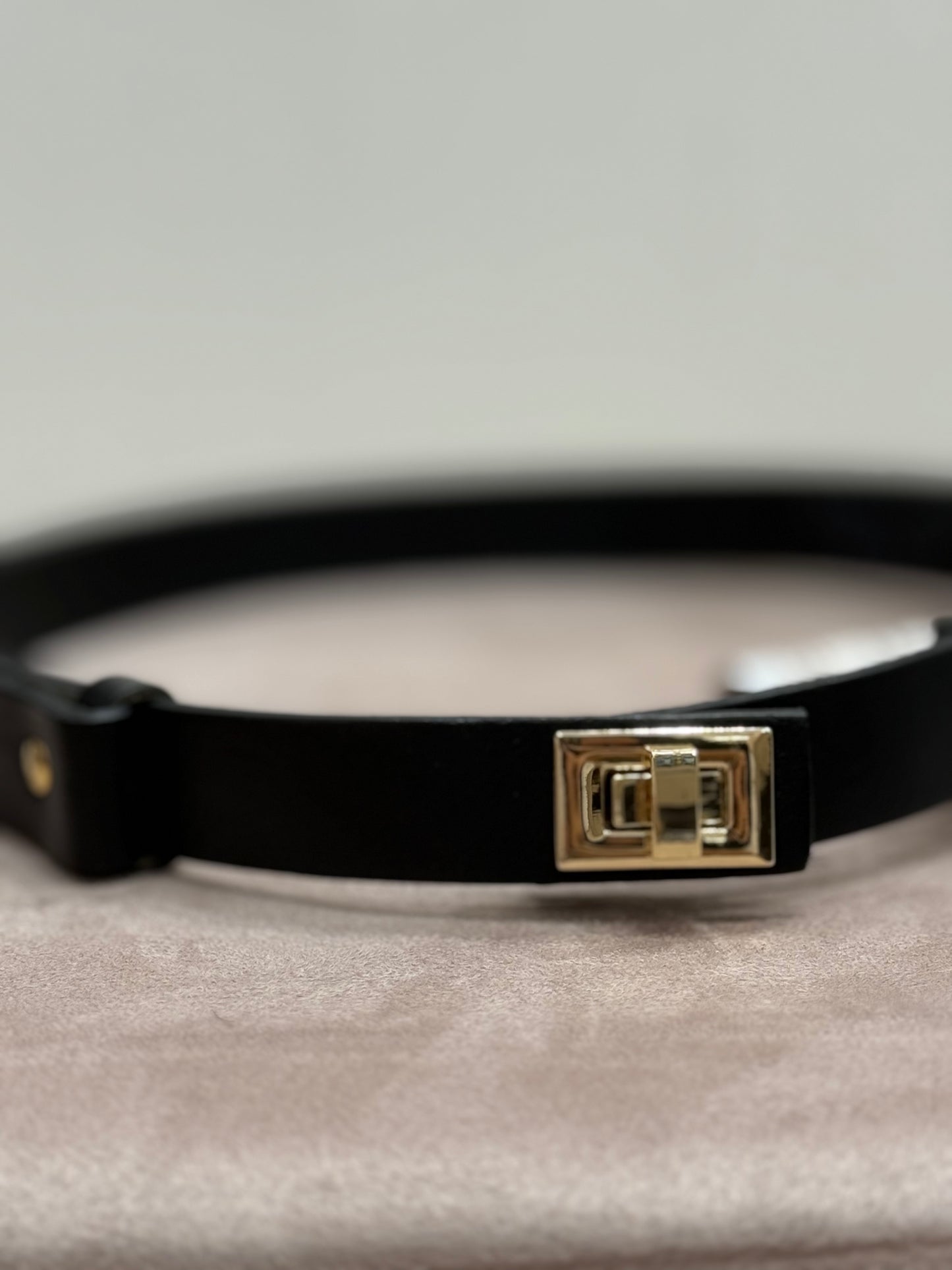 Cintura modello Hermès in cuoio