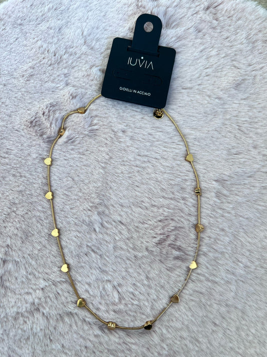 Collana cuori 3D