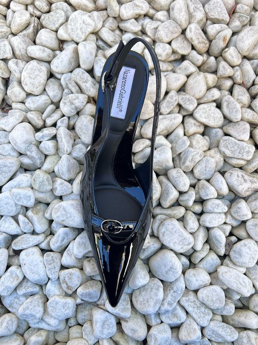 Slingback vernice - Nazareno Gabrielli